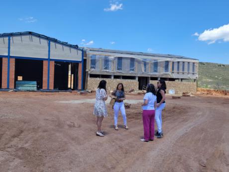 A buen ritmo las obras del nuevo parque de bomberos de Cañete