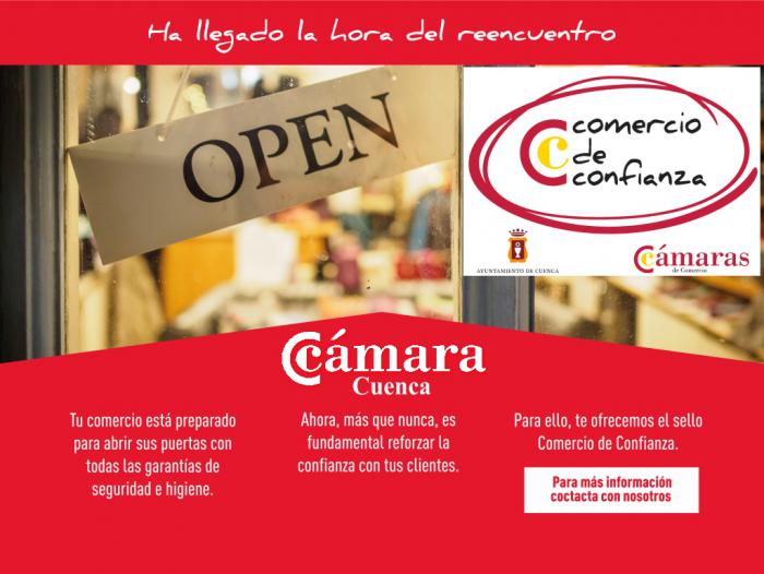 Las Cámaras de Comercio crean el sello “Comercio de Confianza” para contribuir a reactivar la actividad comercial