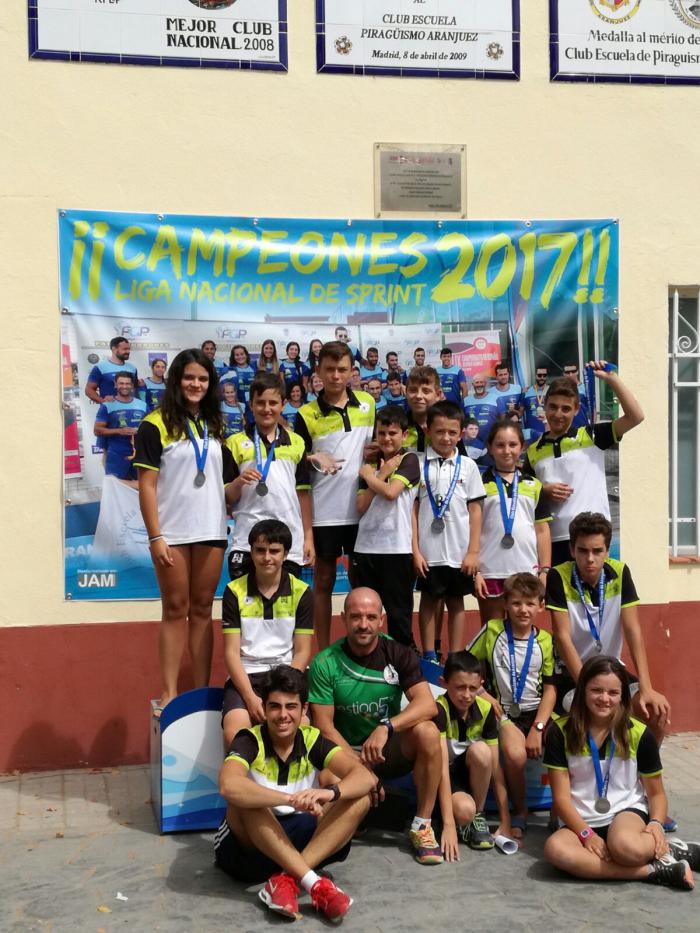 Gran actuación del Club Piragüismo Cuenca en la Regata Fiesta del Motín de Aranjuez