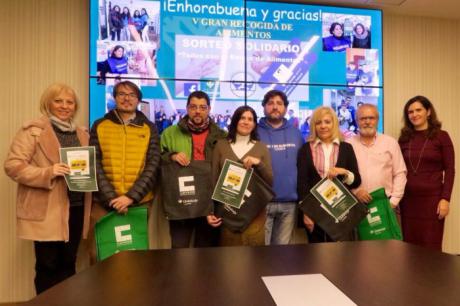 Globalcaja da a conocer los premios del “Sorteo solidario” de la V Recogida del Banco de Alimentos de Cuenca