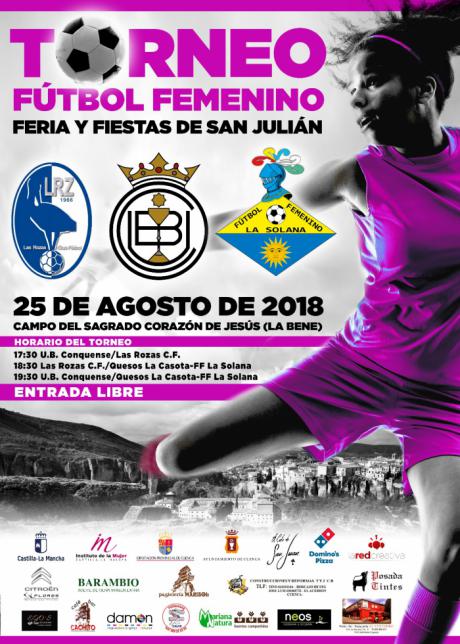 Mañana se disputará el torneo de fútbol femenino de las Ferias y Fiestas de San Julián