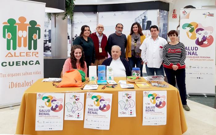 La Fundación Globalcaja Cuenca, con ALCER en el #DiaMundialdelRiñon