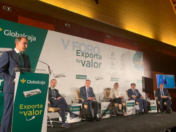  Globalcaja, en el foro 'Exporta tu valor' , destaca la potencialidad en las exportaciones de Castilla-La Mancha