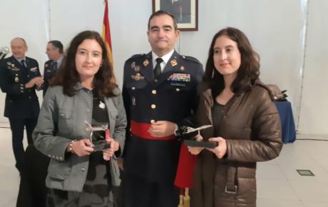 Las Historiadoras Laura Lara y María Lara, premiadas por el Ejército del Aire en la Fiesta de la Virgen de Loreto