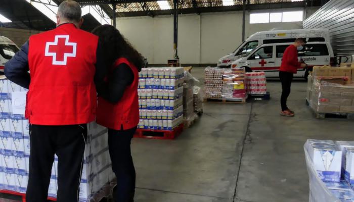 Cruz Roja distribuye 120.945 kilos de alimentos a 3.700 personas vulnerables de la provincia
