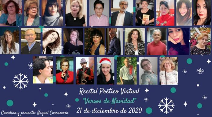 La poeta conquense Raquel Carrascosa organiza un recital virtual internacional “Versos de Navidad para estas fiestas”