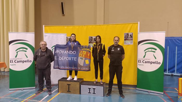 Jimena Alonso, campeona del Torneo TOP TTR en sub15 individual femenino