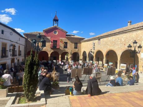 Buendía consolida el éxito de su Certamen de Pintura Rápida con una acogida todavía mayor en su segunda edición