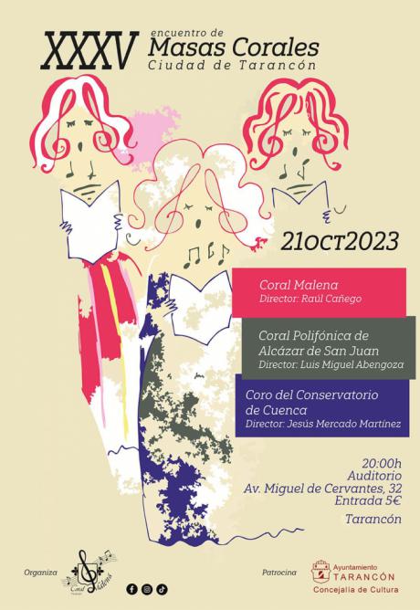 Gran concierto coral en Tarancón con la participación del Coro del Conservatorio de Cuenca