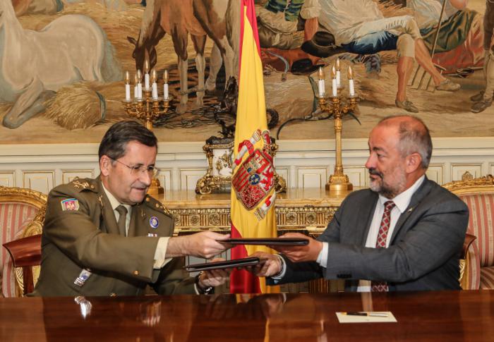 La UCLM y el Ejército de Tierra firman un convenio para la realización de actividades docentes, investigadoras y de formación