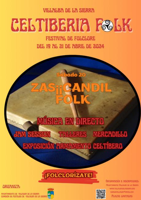 Villalba de la Sierra acogerá el primer festival de folclore Celtiberia Folk del 19 al 21 de abril
