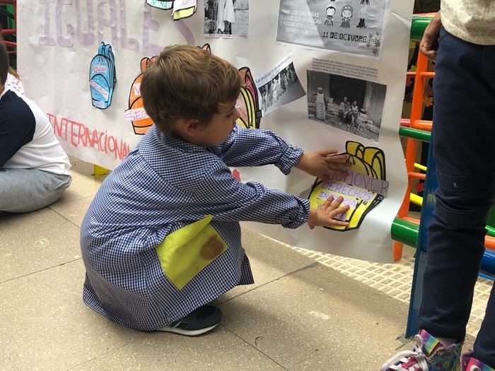 El colegio Federico Muelas acoge el acto principal del Día Internacional de la Niña