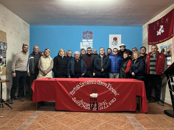 La Asamblea Local de Santa María de los Llanos elige por unanimidad a Ovidio González para revalidar la alcaldía