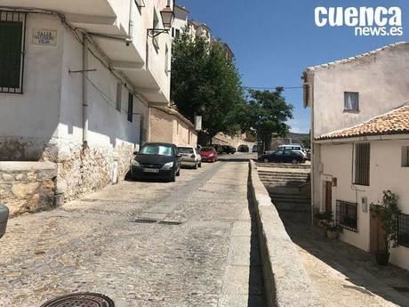 Las obras de urbanización de la calle Matadero Viejo provoca el corte de varias calles del Casco Antiguo