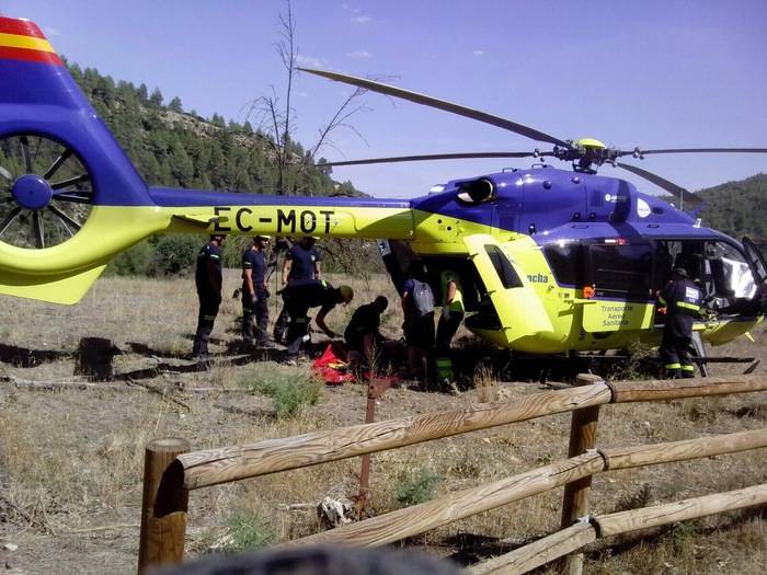 Un herido grave en Las Chorreras por intentar rescatar a su perro