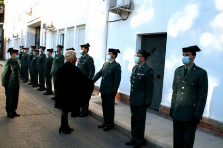 La subdelegada del Gobierno en Cuenca visita la Comandancia de la Guardia Civil