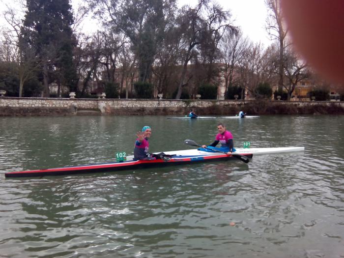 Los palistas del C.D. Cuenca Kayak en el Campeonato Regional de la Comunidad de Madrid