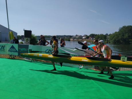 El Club Piragüismo Las Grajas en el Campeonato de Europa de piragüismo en la modalidad de maratón