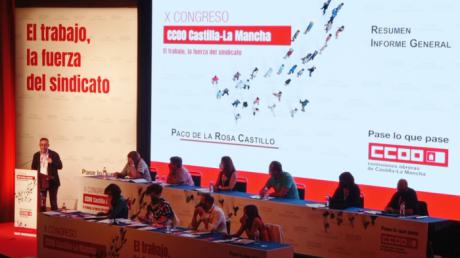 El Congreso de Comisiones Obreras Castilla-La Mancha aprueba el informe de gestión de la Ejecutiva saliente con el 95% de los votos