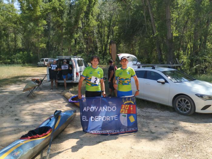 El Club de piragüismo “Las Grajas” en el descenso del Tajo Trillano