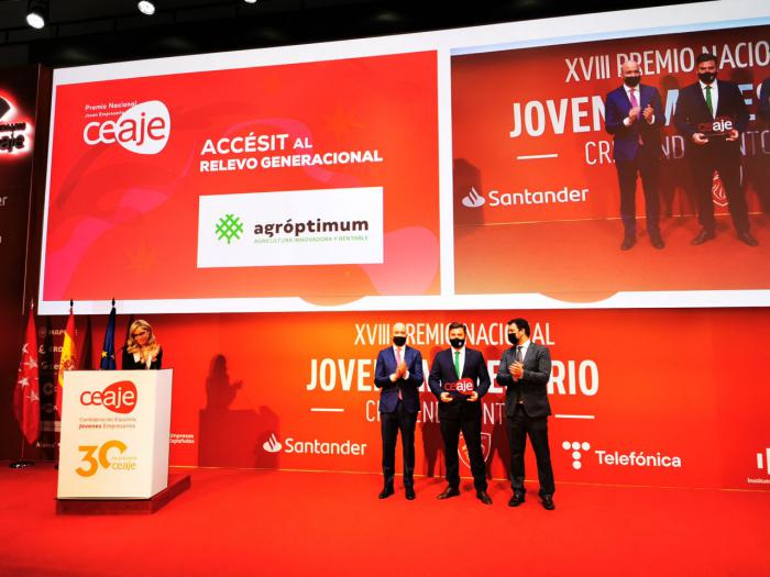 AJE Cuenca felicita a Agróptimum por su reconocimiento en los premios nacionales de CEAJE