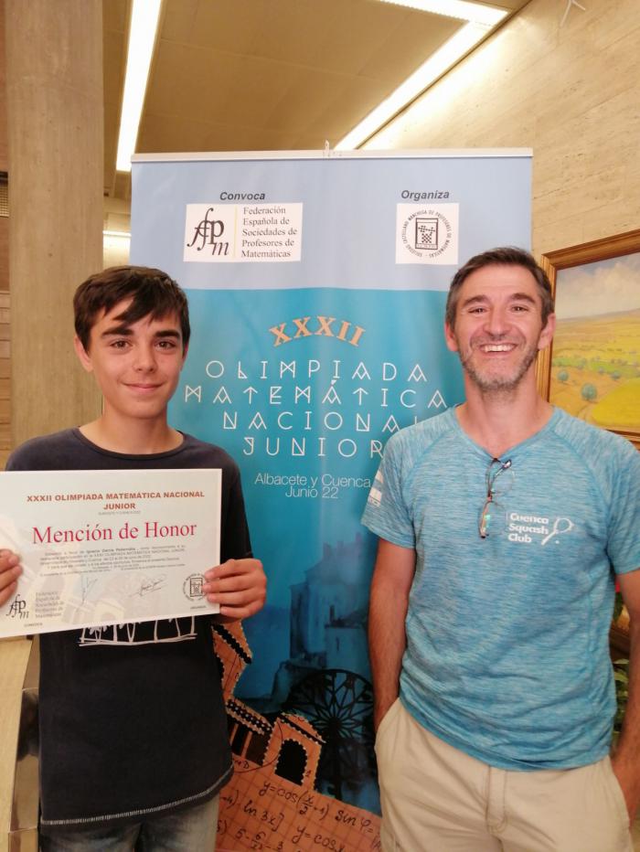 El conquense Ignacio García Peñarrubia mención de honor en Olimpiada Matemática Nacional