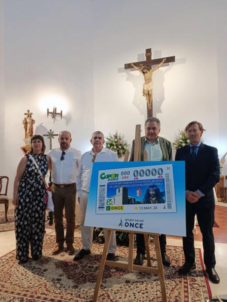 El V Centenario de la Parroquia de San Miguel Arcángel y el Cristo Arrodillado de Belinchón, en el cupón de la ONCE