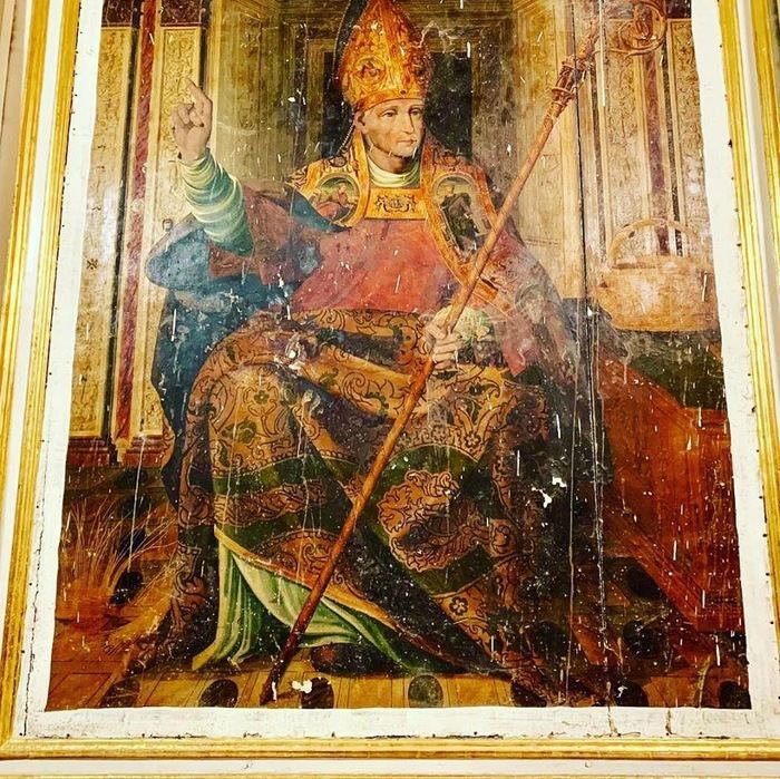 Hallada en la Catedral una pintura renacentista de San Julián