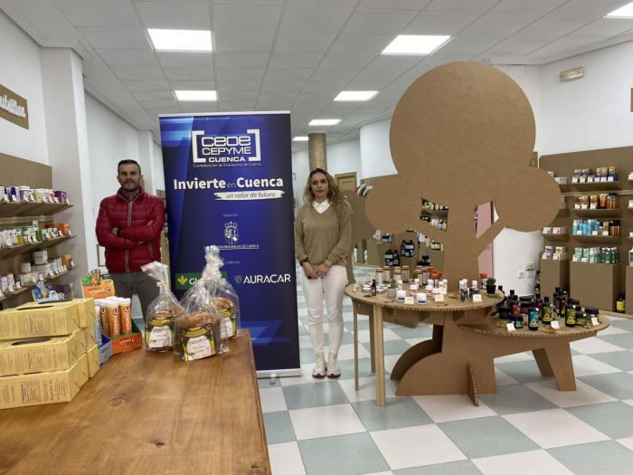 Invierte en Cuenca visita la Eco Tienda MM para colaborar en este nuevo proyecto emprendedor de Tarancón