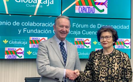 La Fundación Globalcaja renueva el convenio de colaboración con el Fórum de la Discapacidad de Cuenca