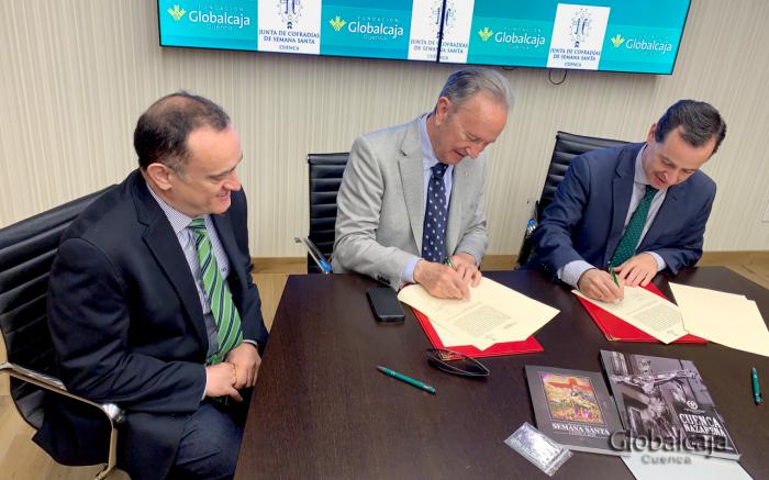 La Fundación Globalcaja Cuenca renueva su acuerdo con la Junta de Cofradías