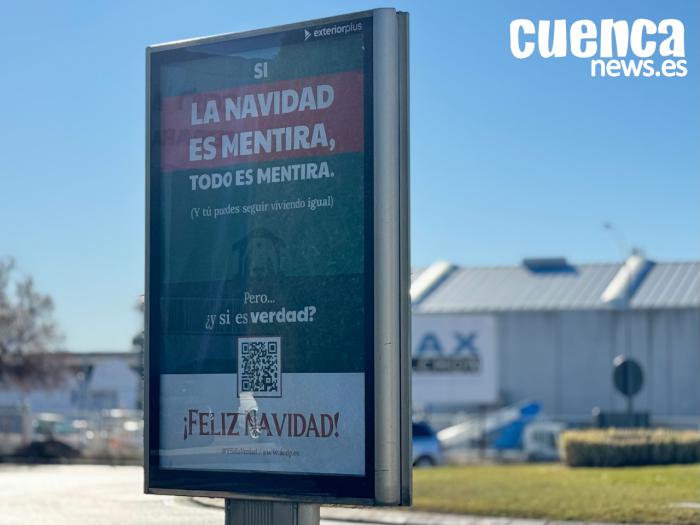 La ACdP felicita la Navidad en Cuenca preguntando: “¿Y si es mentira?”