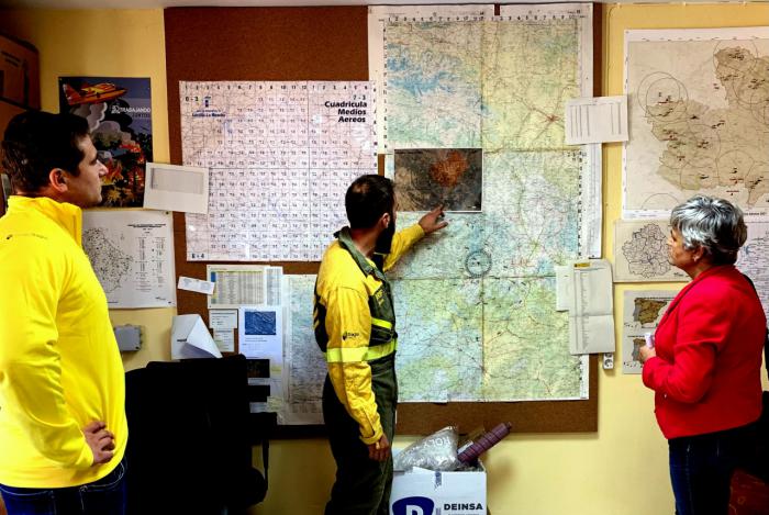 Fernández visita la BRIF de Prado de los Esquiladores coincidiendo con el fin de la Campaña de Extinción de Incendios