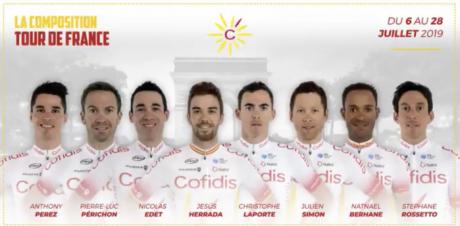 El conquense Jesús Herrada, líder del Cofidis en el Tour