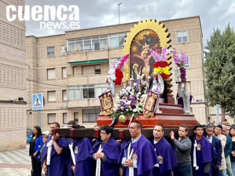 La comunidad peruana celebra “El Cristo de los Milagros” en la capital conquense