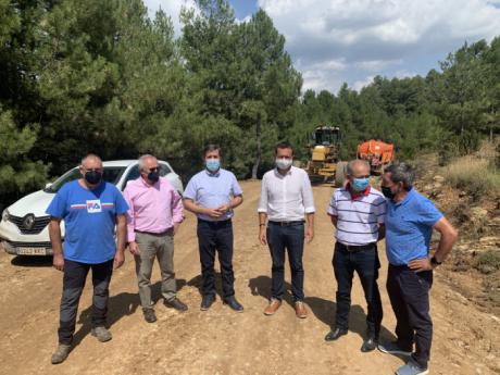Junta y Diputación comienzan con las actuaciones de adecuación de caminos forestales en la provincia