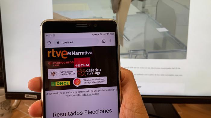 El proyecto de RTVE y la UCLM de generación de informaciones con inteligencia artificial del 23J gana el premio IBC 2023 de Impacto Social