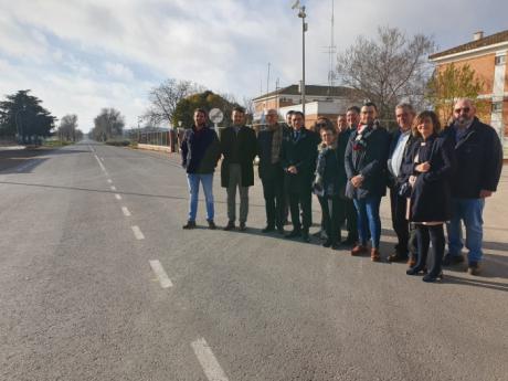 Inauguradas las obras en la carretera CUV-8306 que une la N-310 en Sisante con la provincia de Albacete