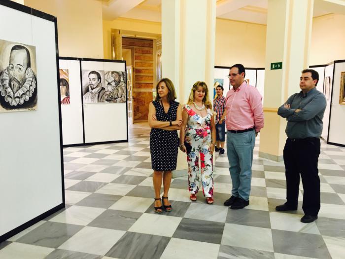 La Mancha, motivo principal de la muestra de la artista toledana Paquita Cordones en la Diputación