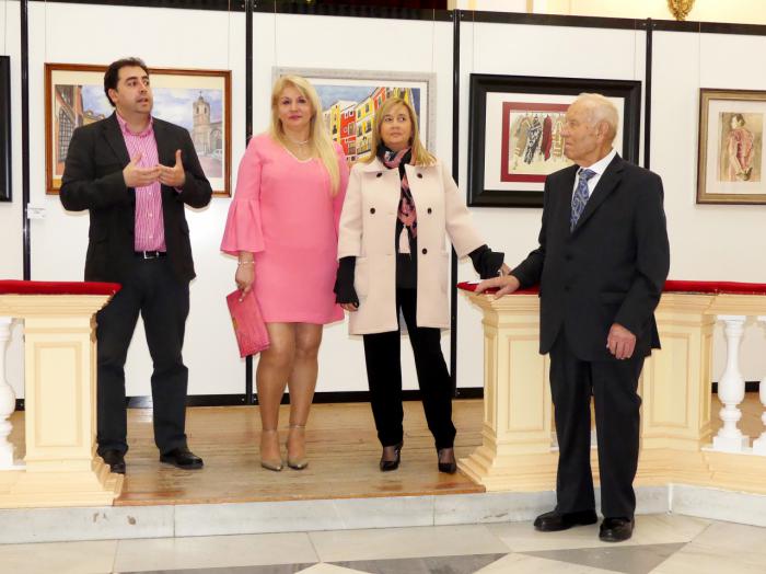 Marisa González muestra en la Diputación una retrospectiva de su obra con la exposición ‘Acuarelas’