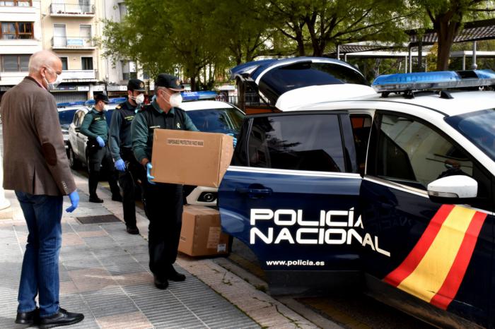 El Gobierno de España reparte en Cuenca 40.000 mascarillas a Fuerzas y Cuerpos de Seguridad y Protección Civil