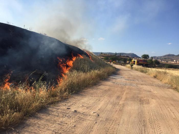 Sospechan que los incendios en el Paraje de la Estrella son intencionados