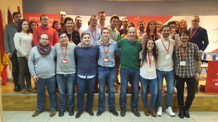 Apoyada por unanimidad la nueva Ejecutiva Provincial de Juventudes Socialistas de Cuenca, encabezada por Eugenio Heredia