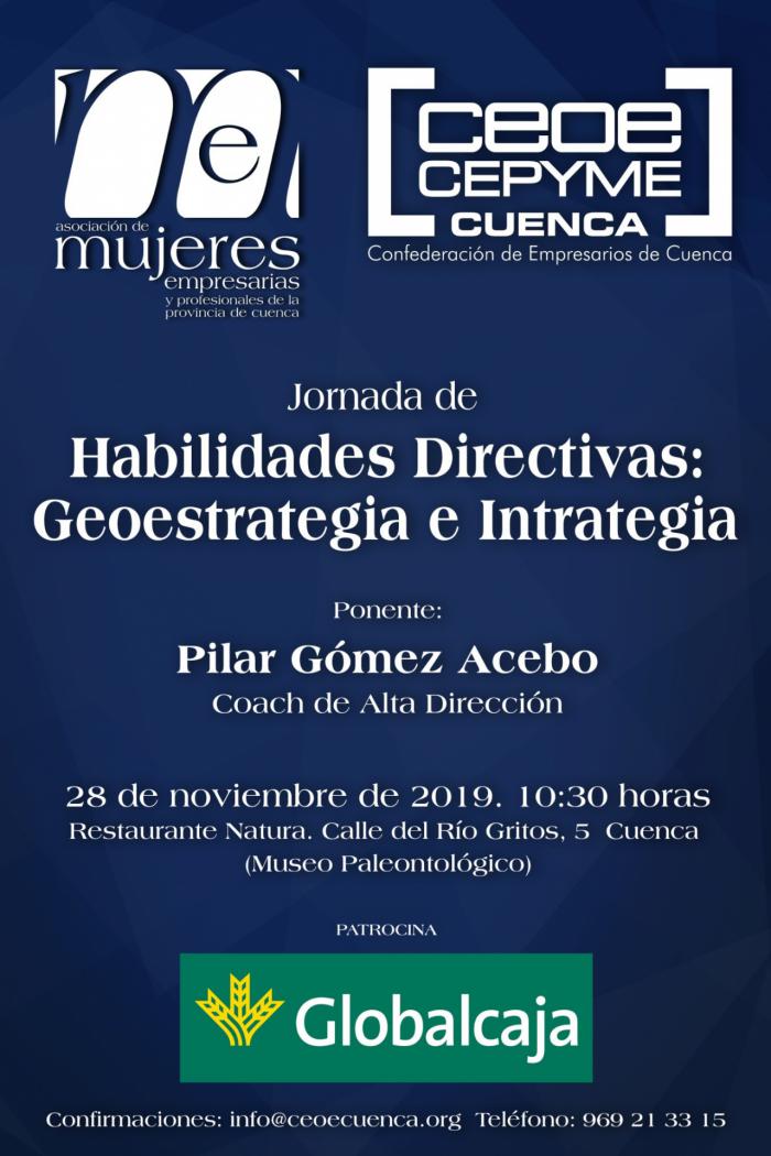 AMEP celebra este jueves una jornada sobre habilidades directivas: Geoestrategia e intrategia