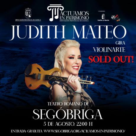 Judith Mateo llega a Segóbriga este sábado de la mano de ‘Actuamos en Patrimonio’