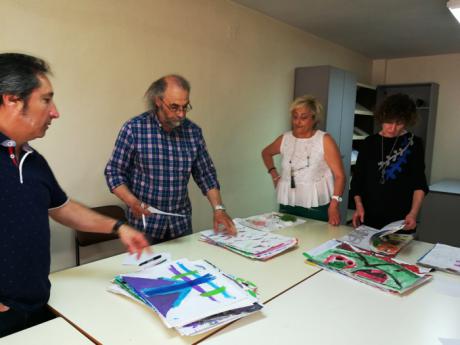 Entrega de obsequios del concurso de pintura contemporánea organizado por Cuenca Abstracta