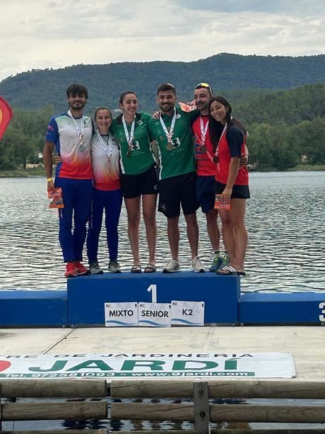 Dos Oros de Celia Toledo Espinilla, uno en K1 Sub 23 con pase directo al Campeonato de Europa y otro en K2 Senior Mixto junto a Víctor Pardo Serrano