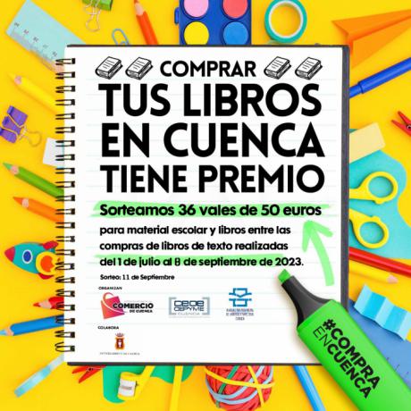 La Asociación de Libreros sorteará 36 vales de 50 euros entre sus clientes por la adquisición de los libros de texto