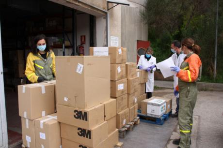 Otros 1.000 test rápidos para la detección del coronavirus y 14.000 artículos de protección han llegado hoy al área de Salud de Cuenca