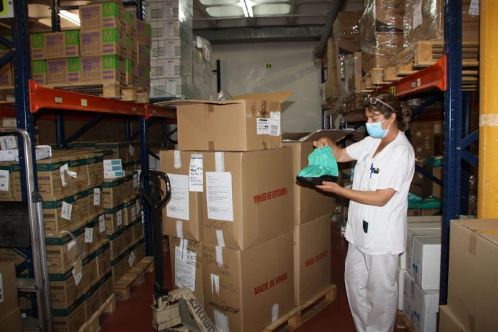 El área de Salud de Cuenca ha recibido de Sanidad una nueva partida con más de 19.700 artículos de protección